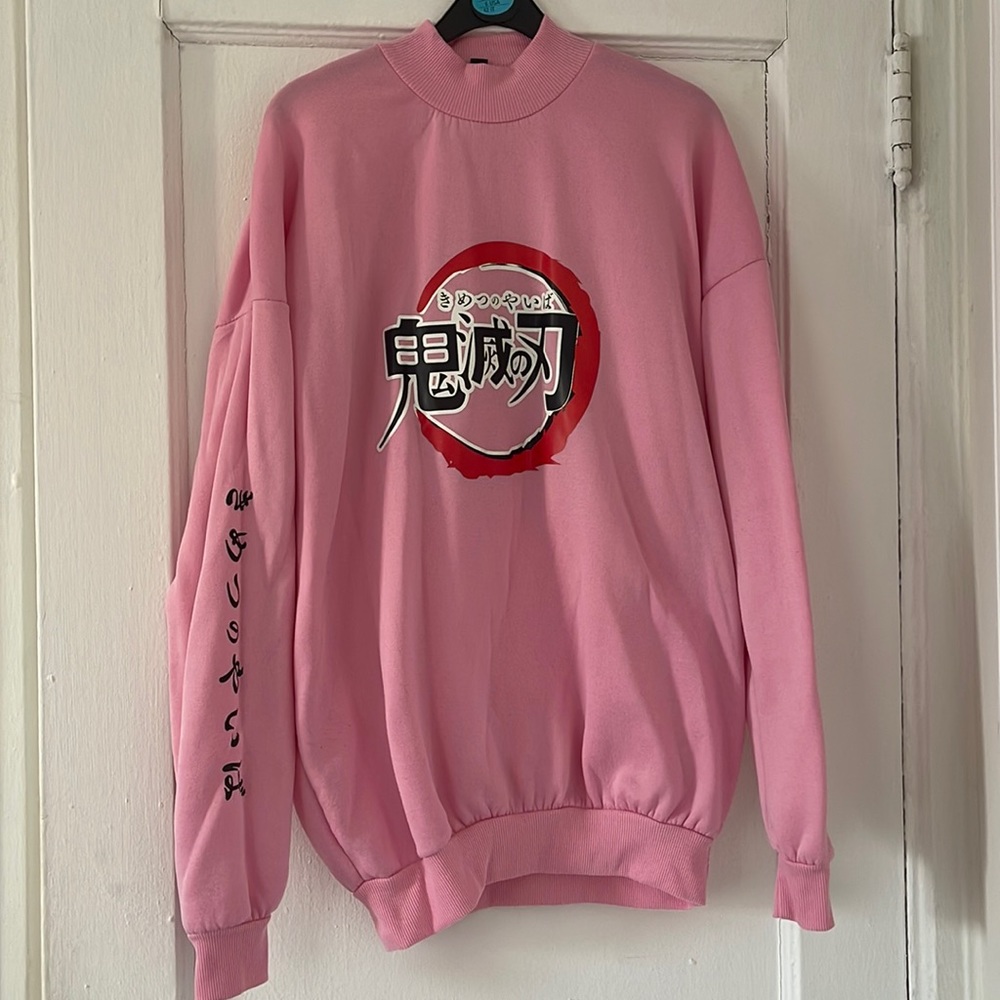 Nezuko Demon Slayer anime crewneck sweater